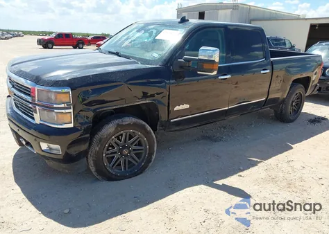 2015 Chevrolet Silverado 1500 High Country z USA, uszkodzony, nr VIN 3GCUKTEJ5FG154660